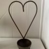 Rustic metal Heart candle T Light Holder  table centerpiece decorative candle Holder vintage candle holder metal. Valentine